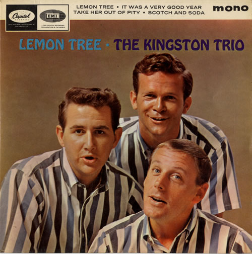 The Kingston Trio Lemon Tree 7" vinyl single (7 inch record / 45) UK KGT07LE548846