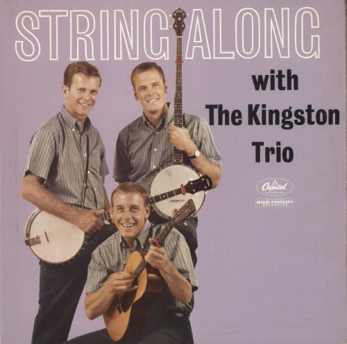 The Kingston Trio String Along vinyl LP album (LP record) UK KGTLPST747574