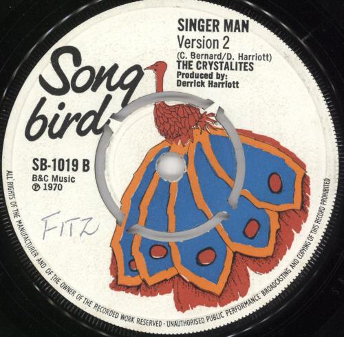 The Kingstonians Singer Man 7" vinyl single (7 inch record / 45) UK V3T07SI731540
