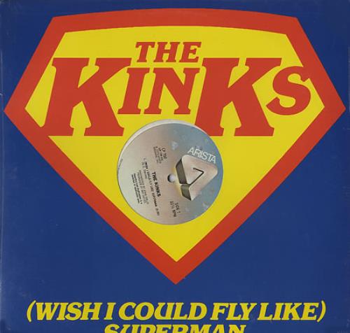 The Kinks (Wish I Could Fly Like) Superman - Sealed 12" vinyl single (12 inch record / Maxi-single) US KIN12WI64661