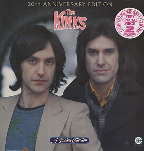 The Kinks A Compleat Collection - promo stamped 2-LP vinyl record set (Double LP Album) US KIN2LAC334423