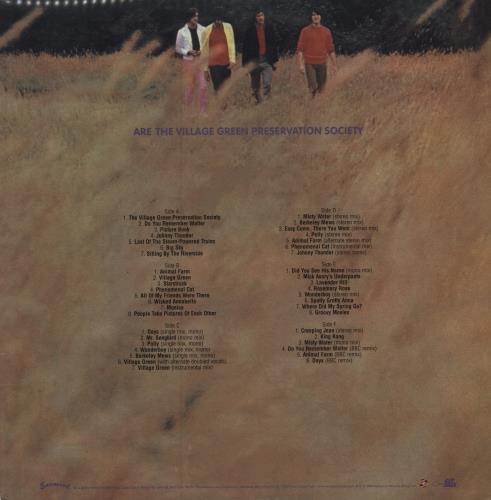 The Kinks Are The Village Green Preservation Society 3-LP vinyl record set (Triple LP Album) Italian KIN3LAR785612