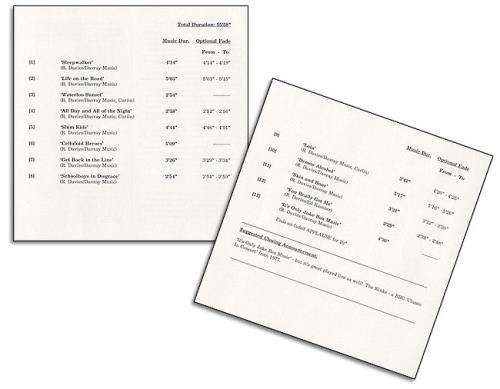 The Kinks Classic In Concert 17 CD album (CDLP) UK KINCDCL366944