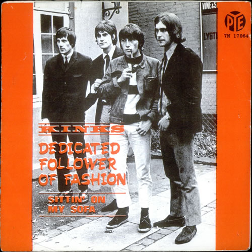 The Kinks Dedicated Follower Of Fashion 7" vinyl single (7 inch record / 45) Danish KIN07DE525388