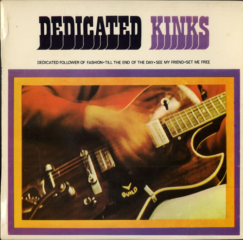 The Kinks Dedicated Kinks EP 7" vinyl single (7 inch record / 45) New Zealand KIN07DE554212