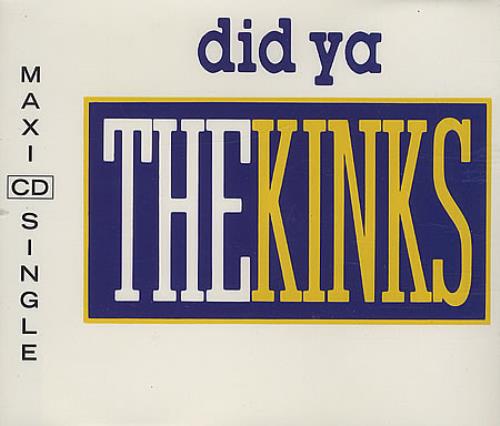 The Kinks Did Ya CD single (CD5 / 5") Austrian KINC5DI105570