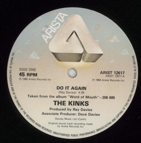 The Kinks Do It Again 12" vinyl single (12 inch record / Maxi-single) UK KIN12DO27355