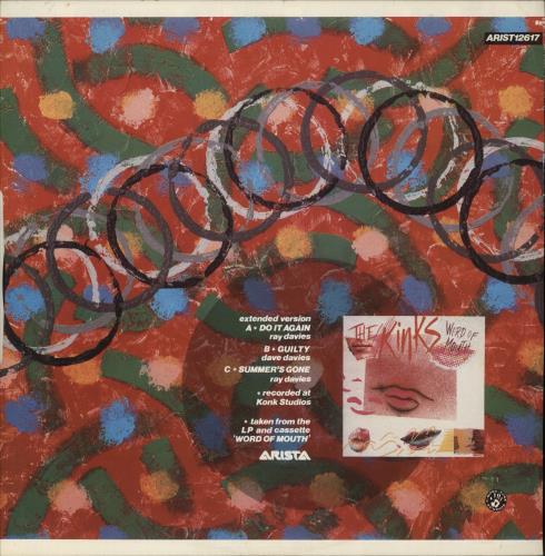 The Kinks Do It Again 12" vinyl single (12 inch record / Maxi-single) UK KIN12DO27355