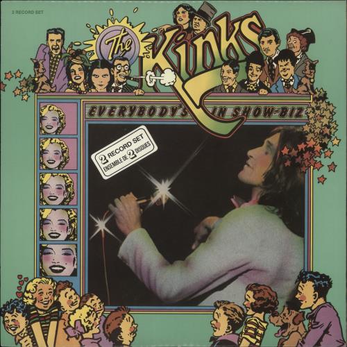 The Kinks Everybody's In Show-biz 2-LP vinyl record set (Double LP Album) Canadian KIN2LEV724867