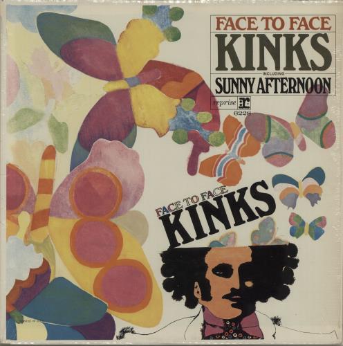 The Kinks Face To Face - 1st - shrink vinyl LP album (LP record) US KINLPFA266939