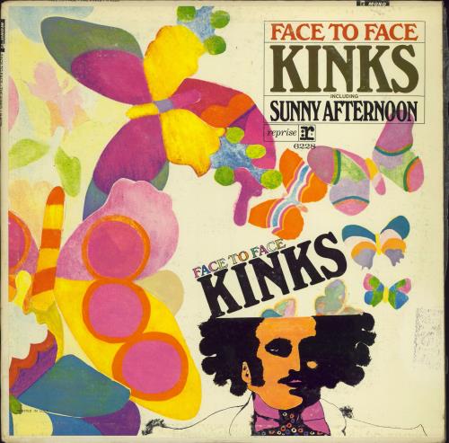The Kinks Face To Face - 1st vinyl LP album (LP record) US KINLPFA737207