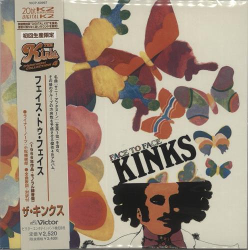 The Kinks Face To Face CD album (CDLP) Japanese KINCDFA889047