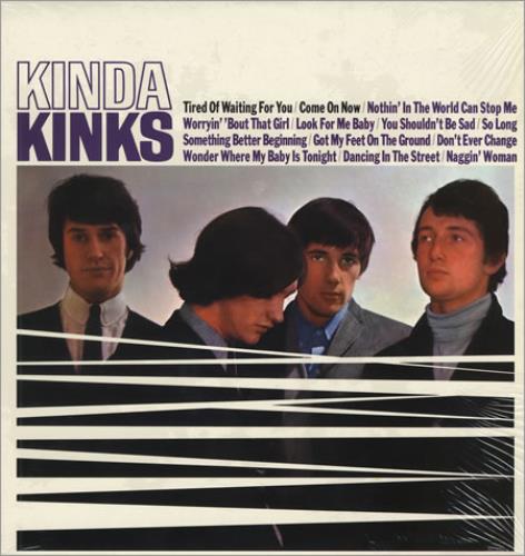 The Kinks Kinda Kinks vinyl LP album (LP record) US KINLPKI377899
