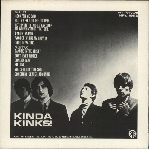 The Kinks Kinda Kinks vinyl LP album (LP record) UK KINLPKI552629