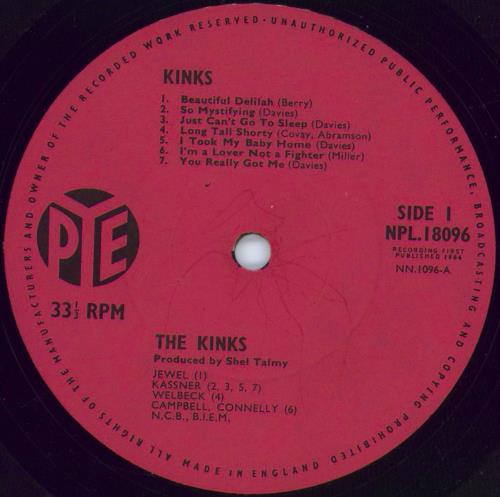 The Kinks Kinks - 1st - EX vinyl LP album (LP record) UK KINLPKI347102
