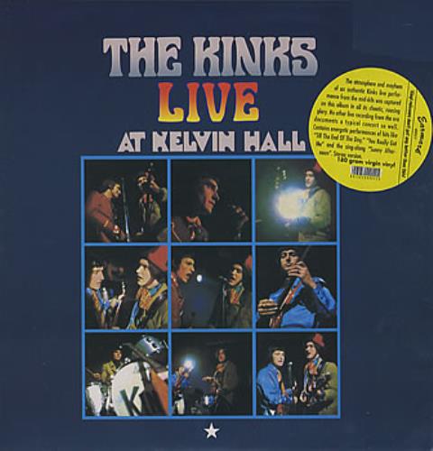 The Kinks Live At Kelvin Hall vinyl LP album (LP record) UK KINLPLI352549