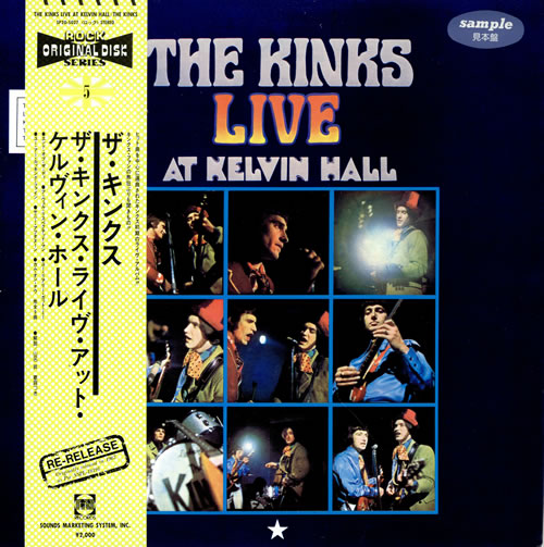 The Kinks Live At Kelvin Hall vinyl LP album (LP record) Japanese KINLPLI460410