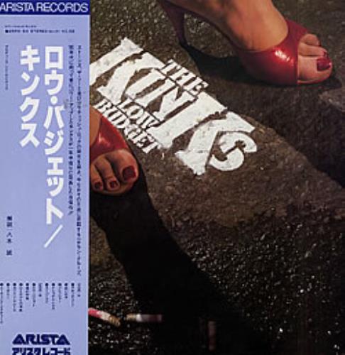 The Kinks Low Budget vinyl LP album (LP record) Japanese KINLPLO253141