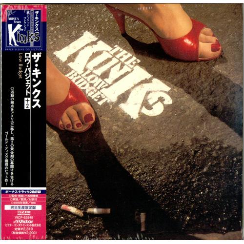 The Kinks Low Budget CD album (CDLP) Japanese KINCDLO401885