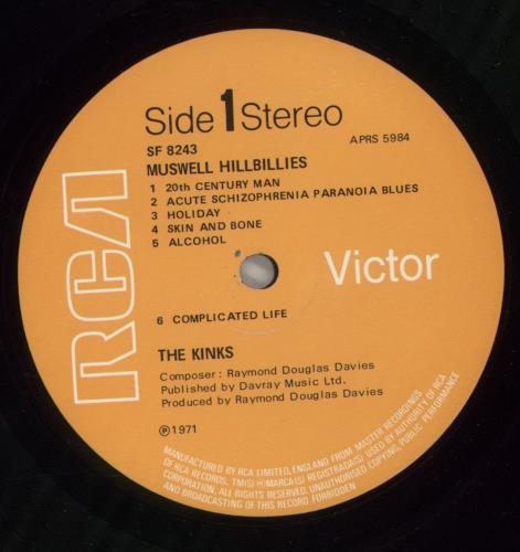 The Kinks Muswell Hillbillies - EX vinyl LP album (LP record) UK KINLPMU656011