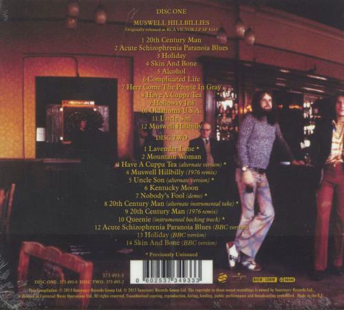 The Kinks Muswell Hillbillies: Deluxe Edition - Sealed 2 CD album set (Double CD) UK KIN2CMU807018