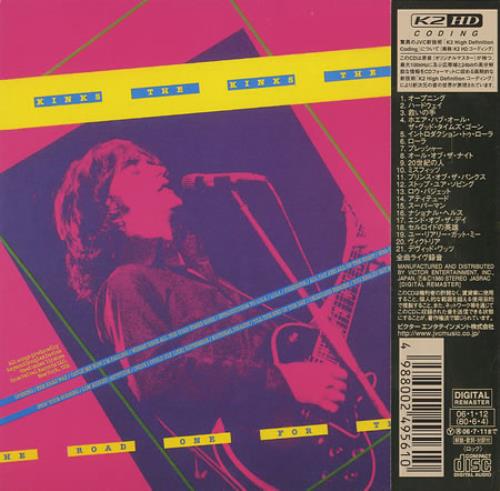 The Kinks One For The Road CD album (CDLP) Japanese KINCDON392171