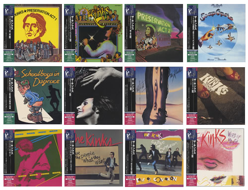 The Kinks Paper Sleeve Collection CD album (CDLP) Japanese KINCDPA413469