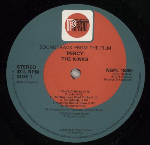 The Kinks Percy - Shrink vinyl LP album (LP record) UK KINLPPE886575