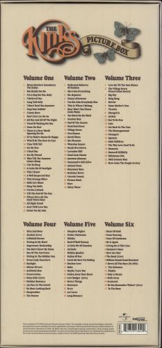 The Kinks Picture Book CD Album Box Set UK KINDXPI747773