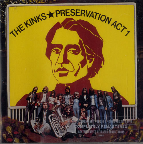 The Kinks Preservation Act 1 CD album (CDLP) US KINCDPR117302