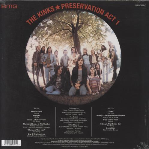 The Kinks Preservation Act 1 vinyl LP album (LP record) UK KINLPPR824258