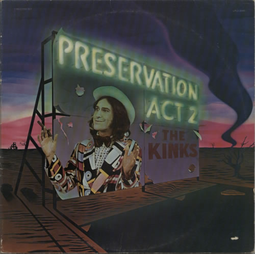 The Kinks Preservation Act 2 + Lyric insert 2-LP vinyl record set (Double LP Album) UK KIN2LPR590978