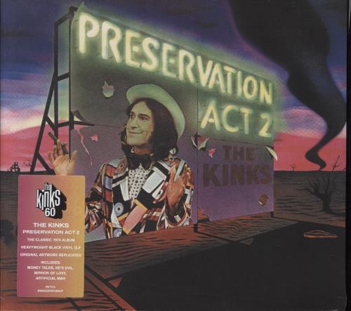 The Kinks Preservation Act 2 - Sealed 2-LP vinyl record set (Double LP Album) UK KIN2LPR824260