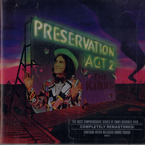 The Kinks Preservation Act 2 CD album (CDLP) US KINCDPR117303