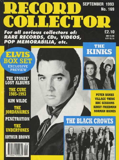 The Kinks Record Collector - September 1993 magazine UK KINMARE412204