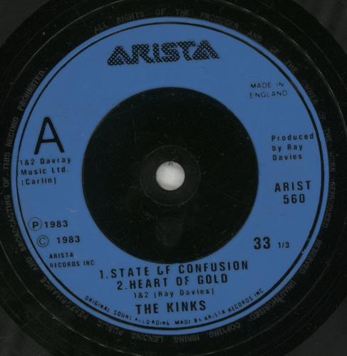 The Kinks State Of Confusion E.P. 7" vinyl single (7 inch record / 45) UK KIN07ST54492