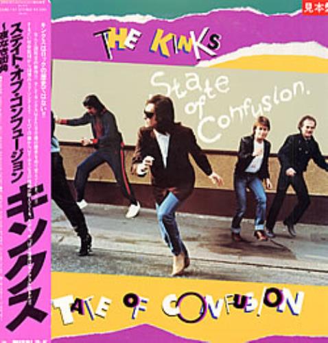 The Kinks State Of Confusion vinyl LP album (LP record) Japanese KINLPST208976