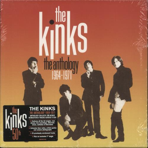 The Kinks The Anthology 1964-1971 - Shrink CD Album Box Set UK KINDXTH874016