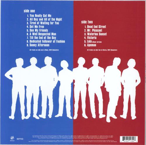 The Kinks The Best Of The Kinks 1964-1970 - 180gram Vinyl vinyl LP album (LP record) US KINLPTH773365