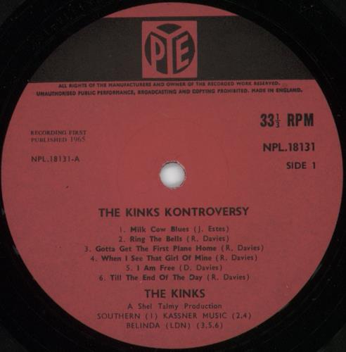 The Kinks The Kink Kontroversy - 1st - VG vinyl LP album (LP record) UK KINLPTH569392