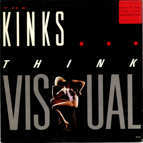 The Kinks Think Visual vinyl LP album (LP record) US KINLPTH100528