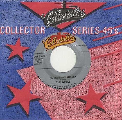 The Kinks Til The End Of The Day 7" vinyl single (7 inch record / 45) US KIN07TI422203
