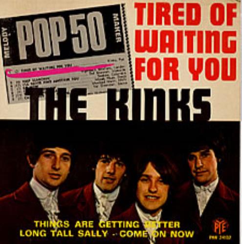 The Kinks Tired Of Waiting For You 7" vinyl single (7 inch record / 45) French KIN07TI205852
