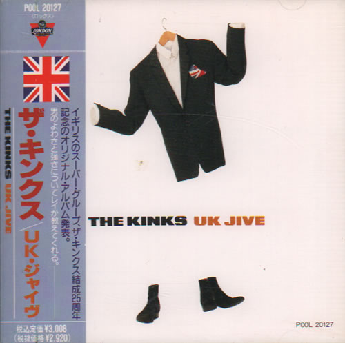 The Kinks UK Jive CD album (CDLP) Japanese KINCDUK637654