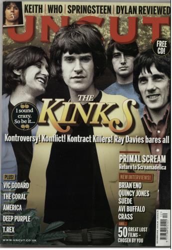The Kinks Uncut - December 2010 magazine UK KINMAUN643180