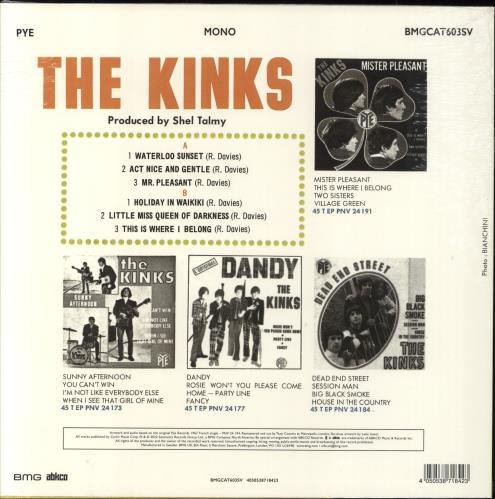 The Kinks Waterloo Sunset EP - RSD 2022 - Yellow Vinyl - Sealed 12" vinyl single (12 inch record / Maxi-single) UK KIN12WA792125