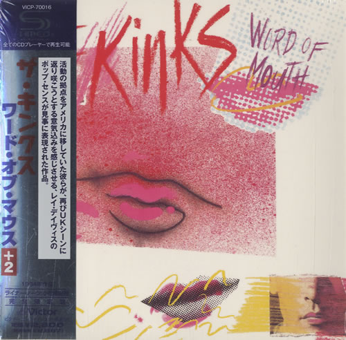 The Kinks Word Of Mouth SHM CD Japanese KINHMWO454184