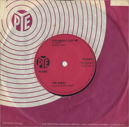 The Kinks You Really Got Me - Solid 7" vinyl single (7 inch record / 45) UK KIN07YO294738