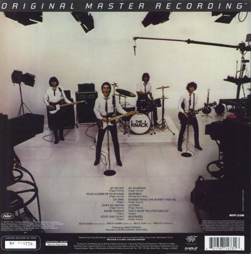 The Knack (70s) Get The Knack - 180gm vinyl LP album (LP record) US TKCLPGE814696