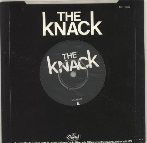 The Knack (70s) My Sharona + Picture Sleeve 7" vinyl single (7 inch record / 45) UK TKC07MY225206